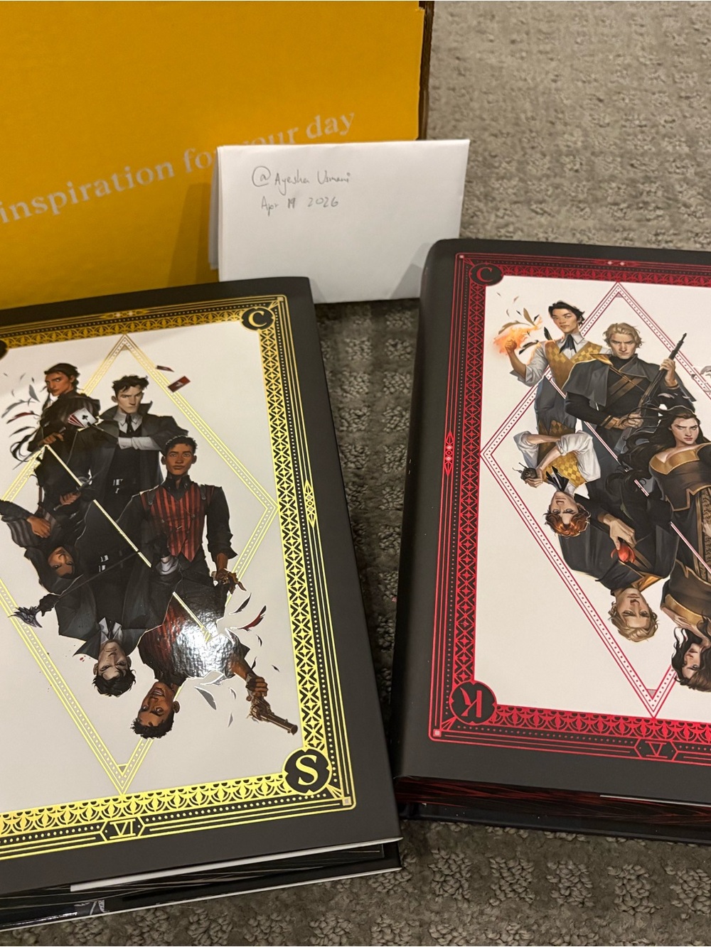 Illumicrate Six Of Crows Special Edition Book Set 🐦‍⬛